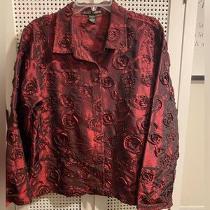 Scott Taylor Red Textured Formal Jacket